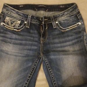 Vigoss Heritage Fit Jeans size 7/8 Length 33